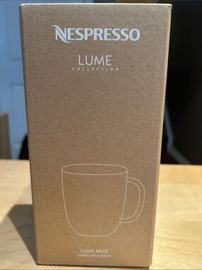 Nespresso Lume Collection Mug in Brown and White